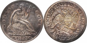 Liberty Seated Half Dollar
1853 Liberty Seated Half Dollar. Arrows and Rays. WB-101. EF-45 (ANACS). OH.
PCGS# 6275. NGC ID: 24JJ.
Estimate: $200