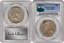 Liberty Seated Half Dollar
1858-O Liberty Seated Half Dollar. WB-22. Rarity-3. Repunched Date. MS-62 (PCGS). CAC.
PCGS# 572117.
From the Collection...