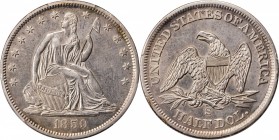 Liberty Seated Half Dollar
1859-S Liberty Seated Half Dollar. WB-1. Rarity-3. Repunched Date, Large S. AU Details--Cleaned (PCGS).
PCGS# 6298. NGC I...