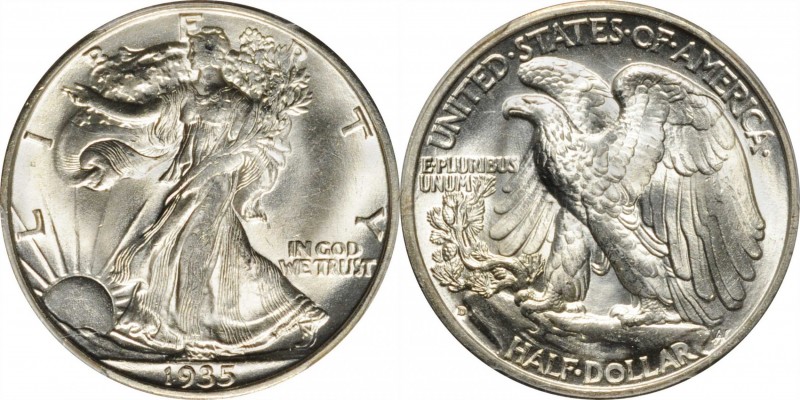 Walking Liberty Half Dollar
1935-D Walking Liberty Half Dollar. MS-65 (PCGS).
...