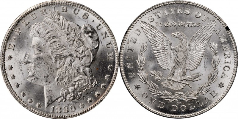 Morgan Silver Dollar
1880/79-CC GSA Morgan Silver Dollar. VAM-4. Top 100 Variet...