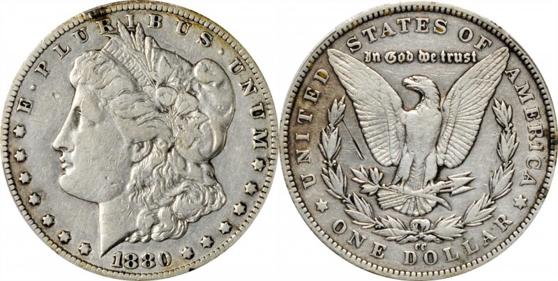 Morgan Silver Dollar
1880-CC Morgan Silver Dollar. VF Details--Gouged (PCGS).
...