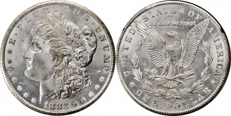 Morgan Silver Dollar
1883-CC GSA Morgan Silver Dollar. Mint State (Uncertified)...