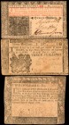 Colonial Notes
Lot of (3) MD-98, NJ-94 & NJ-179. Colonial Notes. 1756 & 1776. 3 Shillings, 12 Shillings & $2. Very Fine to About Uncirculated.
This ...