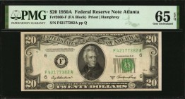 Federal Reserve Notes
Lot of (3) Fr. 2060-F, 2089-E* & 2173-B*. 1950A-2004 $20 & $100 Federal Reserve Notes. PMG Gem Uncirculated 65 EPQ to Superb Ge...