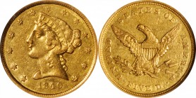 Liberty Head Half Eagle
1840 Liberty Head Half Eagle. Broad Mill. AU-53 (NGC).
PCGS# 8194. NGC ID: 25SA.
From the Collection of Steve Studer.
Esti...