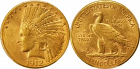Indian Eagle
1912-S Indian Eagle. AU-55 (PCGS).
PCGS# 8872. NGC ID: 28GX.
From the Naples Bay Collection. 
Estimate: $800
