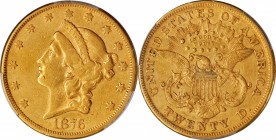 Liberty Head Double Eagle
1876-CC Liberty Head Double Eagle. VF Details--Altered Surfaces (PCGS).
PCGS# 8977. NGC ID: 26AW.
From the Naples Bay Col...