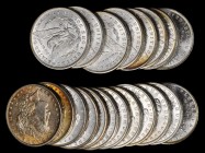 Rolls
Lot of (20) 1899-O Morgan Silver Dollars. Average MS-60 to MS-62.
Mostly brilliant. A few with light golden toning. (Total: 20 pieces)
From t...