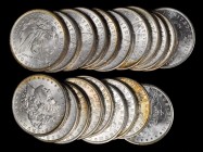 Rolls
Lot of (20) 1899-O Morgan Silver Dollars. Average MS-60 to MS-62.
Mostly brilliant. Some with light toning near the rims. (Total: 20 pieces)
...