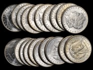 Rolls
Lot of (20) 1902-O Morgan Silver Dollars. Average MS-60 to MS-62.
Mostly brilliant but a single end coin is deeply toned. (Total: 20 pieces)
...
