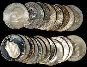 Rolls
Mixed Proof and BU Roll of Eisenhower Dollars.
Housed in a plastic tube. Included are: Proof: 1971-S; 1972-S; 1973-S Silver Clad; (2) 1973-S C...