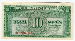 Czechoslovakia 10 Korun 1950 
P# 83b; UNC