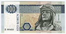 Czech Republic 100 Korun 2018 Specimen "M.R. Štefánik" Prefix "Z"
# Z 00435;Gabris banknote; Mintage:1700; General M. R. Štefánik (Slovak Politician,...