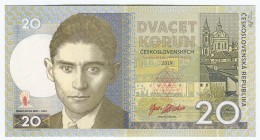 Czech Republic 20 Korun 2019 Specimen "Franz Kafka"
# YM 00209;Gabris banknote; Mintage: 1000; Famous Czech (Prague) writer Franz Kafka (1883-1924); ...