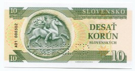Slovakia 10 Korun 2013 Specimen "Canceled"
Fantasy Banknote; Limited Edition; Made by Matej Gábriš; BUNC
