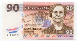 Slovakia 90 Korun 2018 Specimen "Miková"
Fantasy Banknote; Limited Edition; Made by Matej Gábriš; BUNC