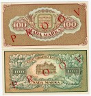 Estonia 100 Marka 1923 PROOV face and back
P# 51s; UNC