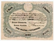 Finland 3 Markkaa 1860
A34a; VF