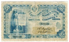 Finland 50 Markkaa 1898
P# 6c; F