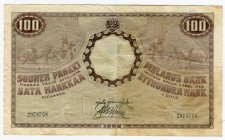 Finland 100 Markka 1909
P# 22; F-VF
