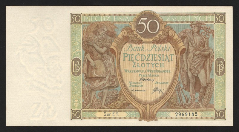 Poland 50 Zlotych 1929 
P# 71; 2969185; UNC