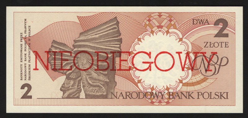 Poland 2 Zlote 1990 Neobiegowy
P# 165; UNC