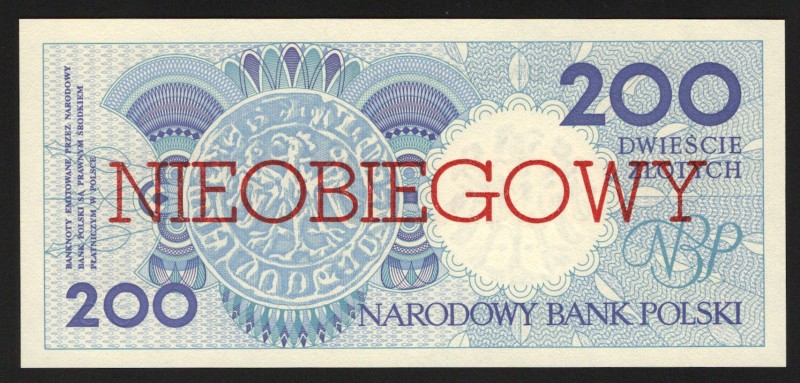 Poland 200 Zlotych 1990 Neobiegowy
P# 171; UNC