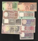 India Set of 9 Other Notes 1980 -2000
aUNC-UNC