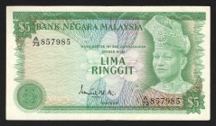 Malaysia 5 Ringgit 1976 
P# 14a; XF