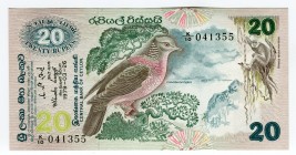 Sri Lanka 20 Rupees 1979 
P# 86a; UNC