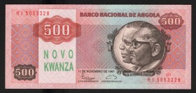 Angola 500 Novo Kwanza 1987 -1991
P# 123; UNC