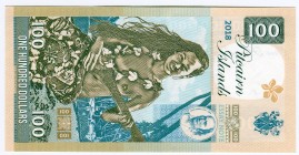 Pitcairn 100 Dollars 2018 Specimen
# Z 00178P;Gabris banknote; Mintage: 1250; Pitcairn Islands; UNC