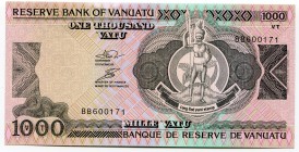 Vanuatu 1000 Vatu 1993 
P# 6; № BB600171; UNC