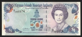 Cayman Islands 1 Dollar 2003 Commerative
P# 30; UNC