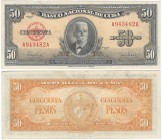 Cuba 50 Pesos 1950
P# 81a; VF