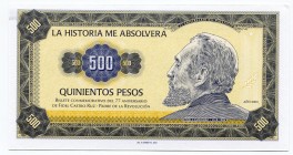 Cuba 500 Pesos 2003 Specimen "Fidel Castro"
Fantasy Banknote; Limited Edition; Made by Matej Gábriš; BUNC
