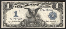 United States Silver Certificate 1 Dollar 1899 
P# 338c; VF