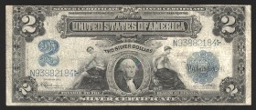United States Silver Certificate 2 Dollars 1899 Rare
P# 339; F-VF