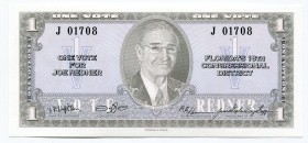 United States Tampa 1 Vote for Joe Redner (ND) 
Fantasy Banknote; Limited Edition; Made by Matej Gábriš & Stebbins; BUNC