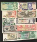 America Lot of 10 Banknotes 2000 
Various Countries, Dates & Denominations