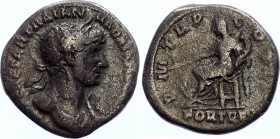 Roman Empire Hadrian AR Denarius 117 A.D.
BMCRE 20; RIC II 10; RSC 749a; IMP CAES TRAIAN HADRIANO AVG DIVI TRA, laureate, draped, and cuirassed bust ...