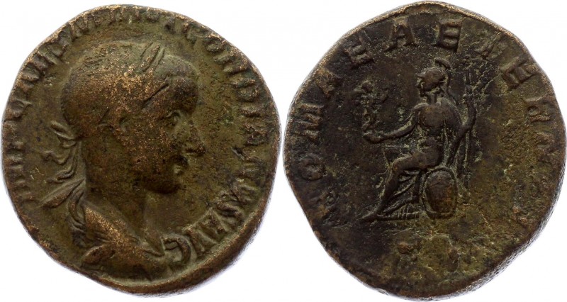 Roman Empire Sestertius Gordianus III 239 A.D.
Obv: IMPCAESMANTGORDIANVSAVG - R...