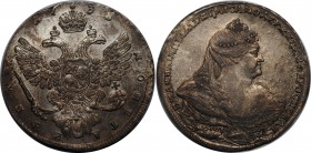 Russia 1 Rouble 1738
Bit# 201; Silver. Original old toning. AUNC.