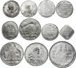 Russia Amazing Lot of 19 Uniface Trial Strikes of Medals 
Trial strikes in Aluminium & Bronze; Various motives of rare and famous russian medals