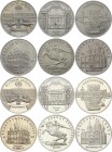 Russia - USSR Lot of 12 Coins 1990 - 1991
5 Roubles 1990 - 1991; Proof & Common