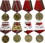 Russia Lot of 4 Medals 
Various Motives; All medals comes with documents for one latvian recipient - Chocko Vladimir