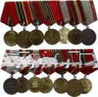 Russia - USSR Set of 7 Medals 
Various Medals with Different Motives