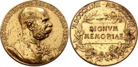 Austria Commemorative Medal for 50th Anniversary of Franz Joseph's Reign 
Signum Memoriae; Unmounted