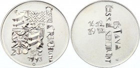 Czech Republic 200 Korun 1993 
KM# 10; 1st Anniversary of Constitution; Silver; UNC